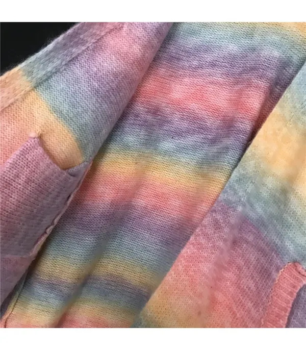 Cardigan lungo - Linea Rainbow