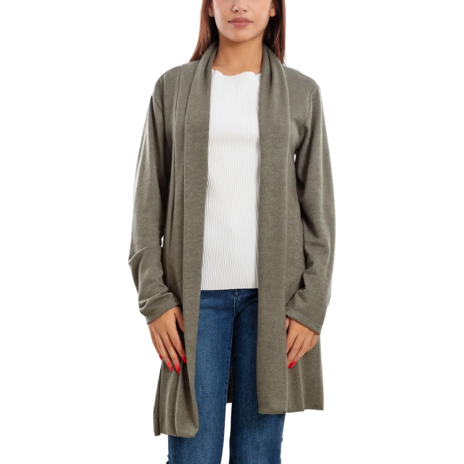 Cardigan Lungo Manica Lunga Golfino Vb-9660