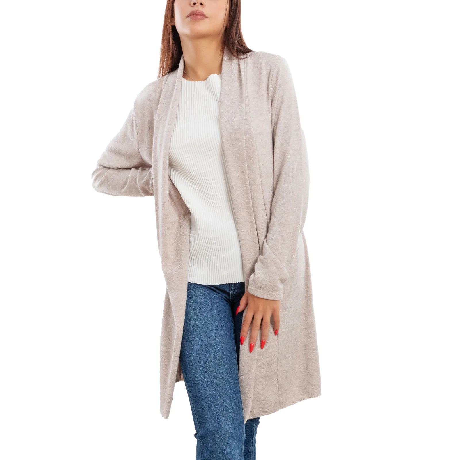 Cardigan Lungo Manica Lunga Golfino Vb-9660