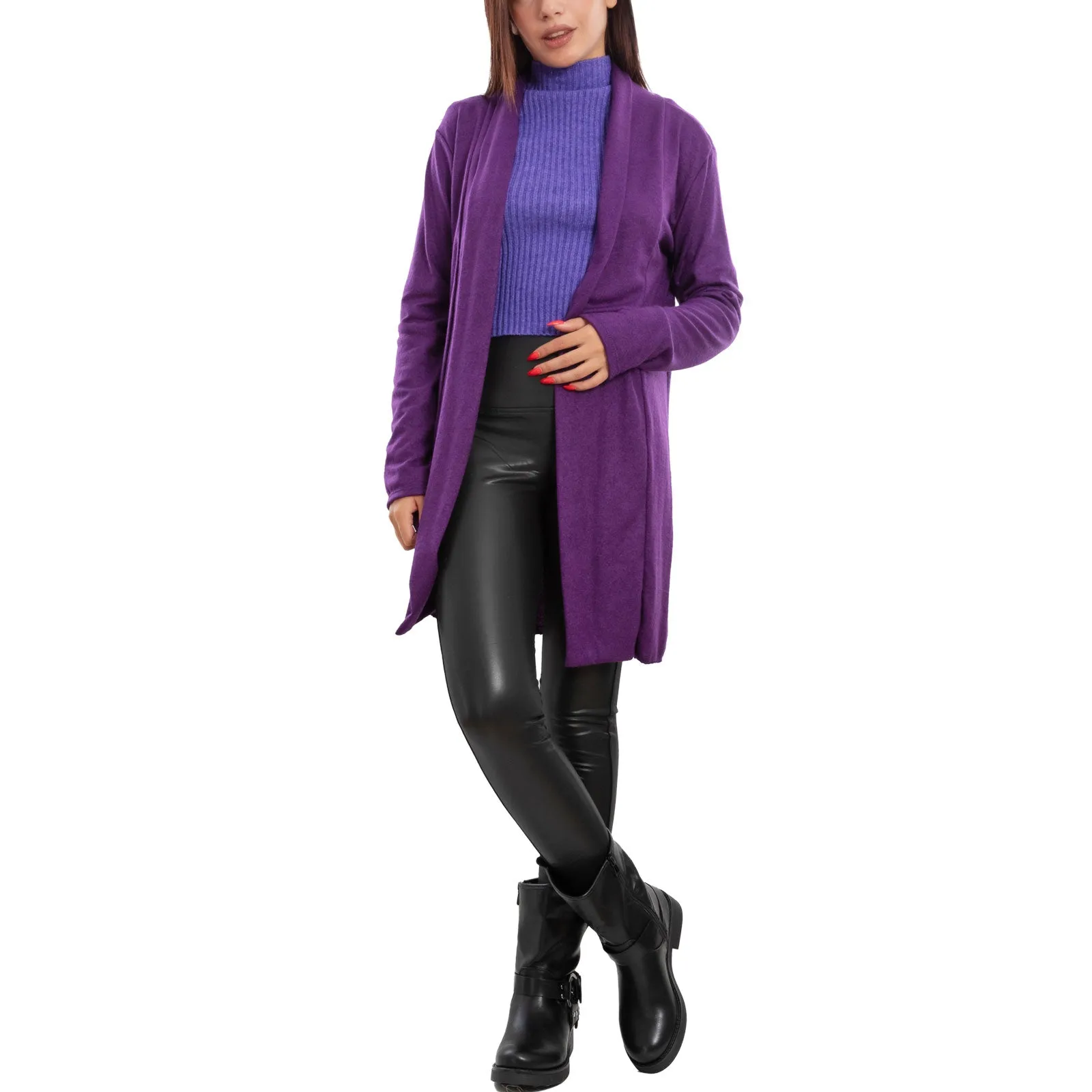 Cardigan Lungo Manica Lunga Golfino Vb-9660