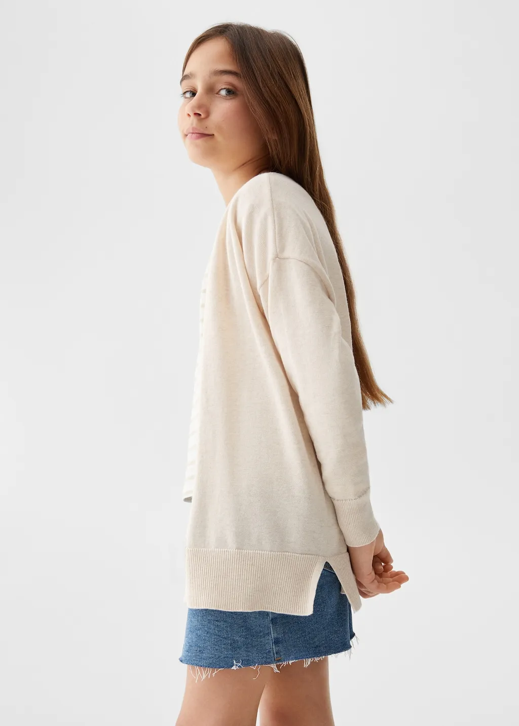Cardigan maglia sottile