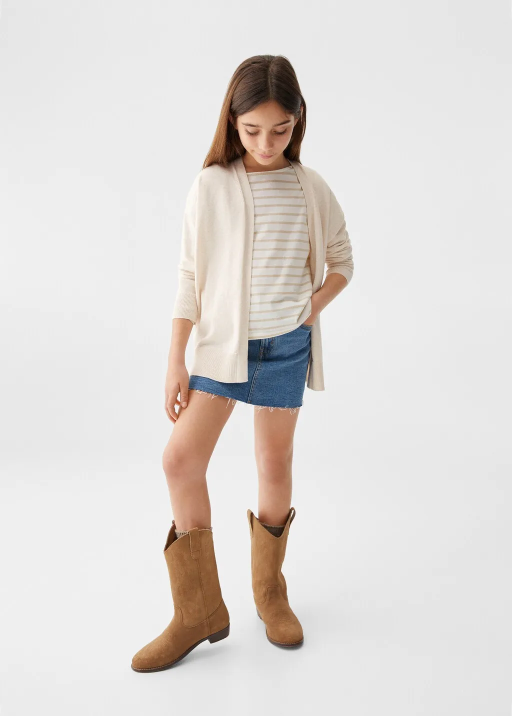 Cardigan maglia sottile