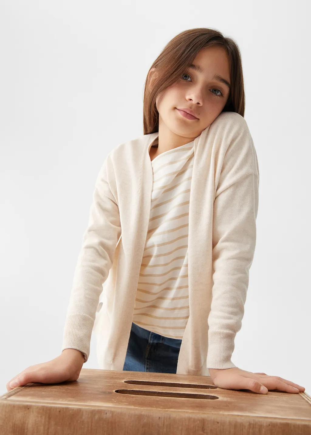 Cardigan maglia sottile