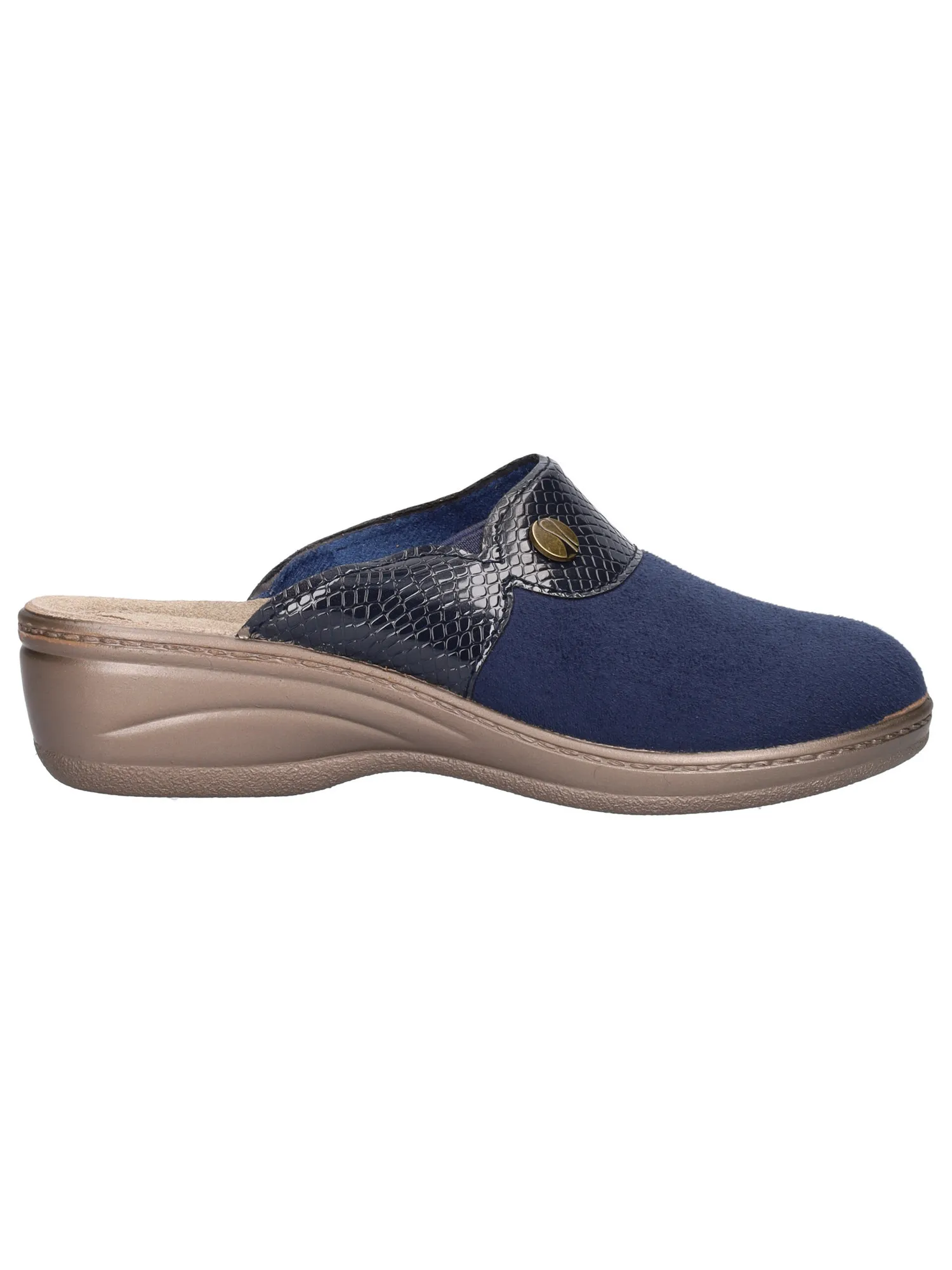 Ciabatta con zeppa Inblu da donna blu