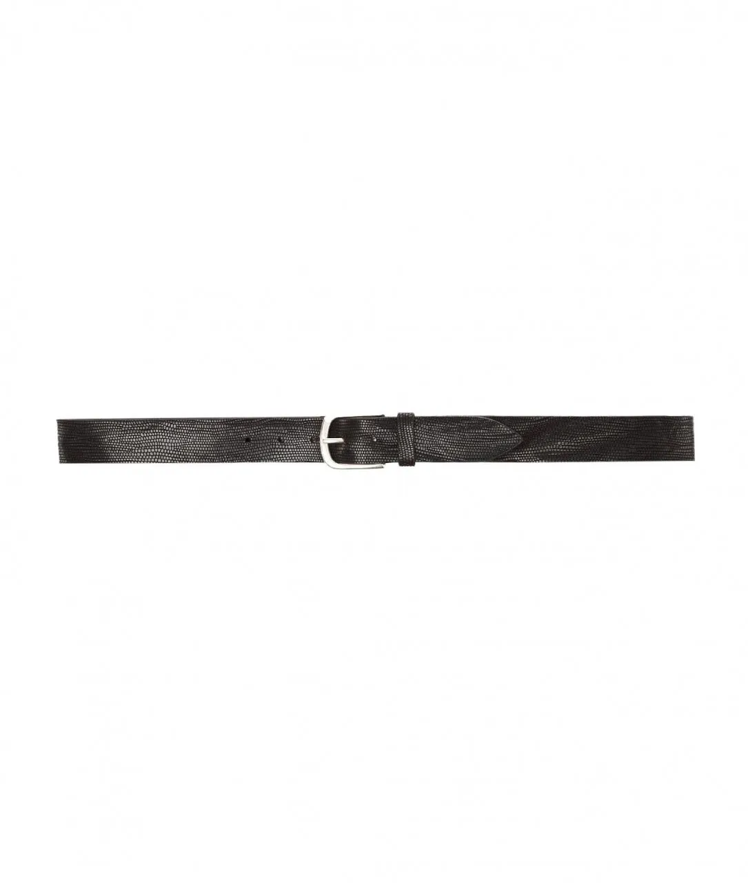 Cintura in pelle marrone scuro marrone scuro