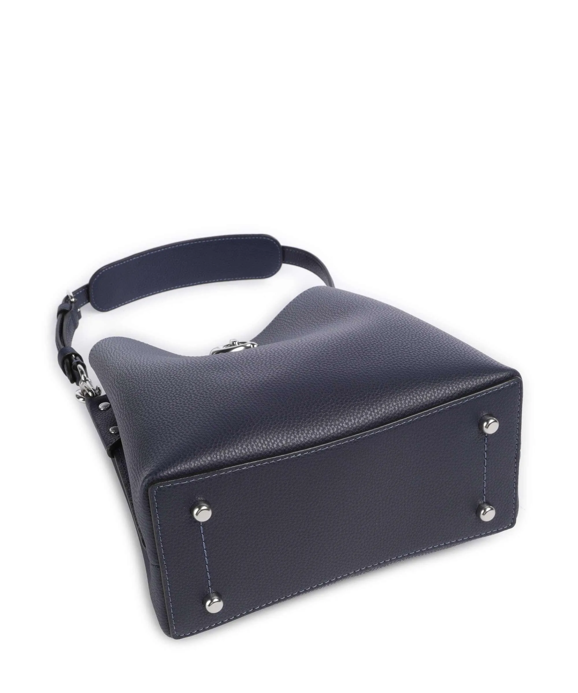  Coach Willow 21 Borsa a spalla pelle navy  