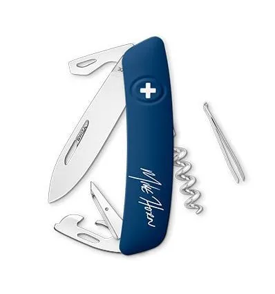 Coltello multiuso Swiza D03 - Pangea Mike Horn 2021 (blu)