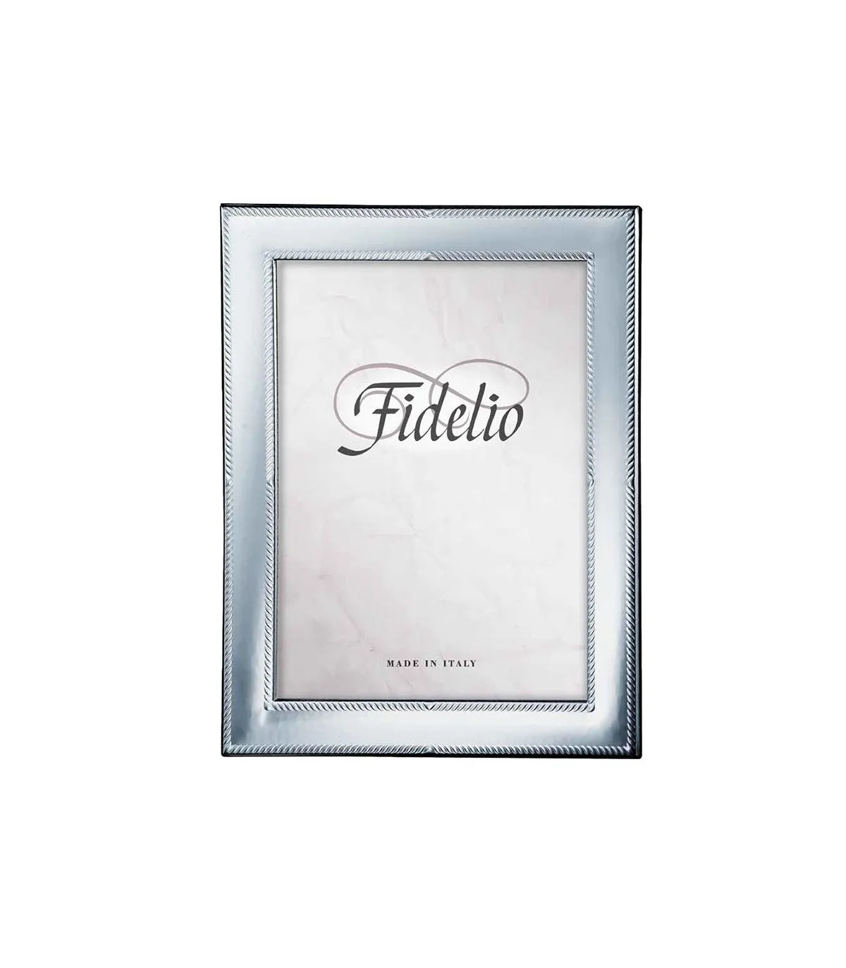 Cornice Argento con Bordi Lavorati 13x18 cm