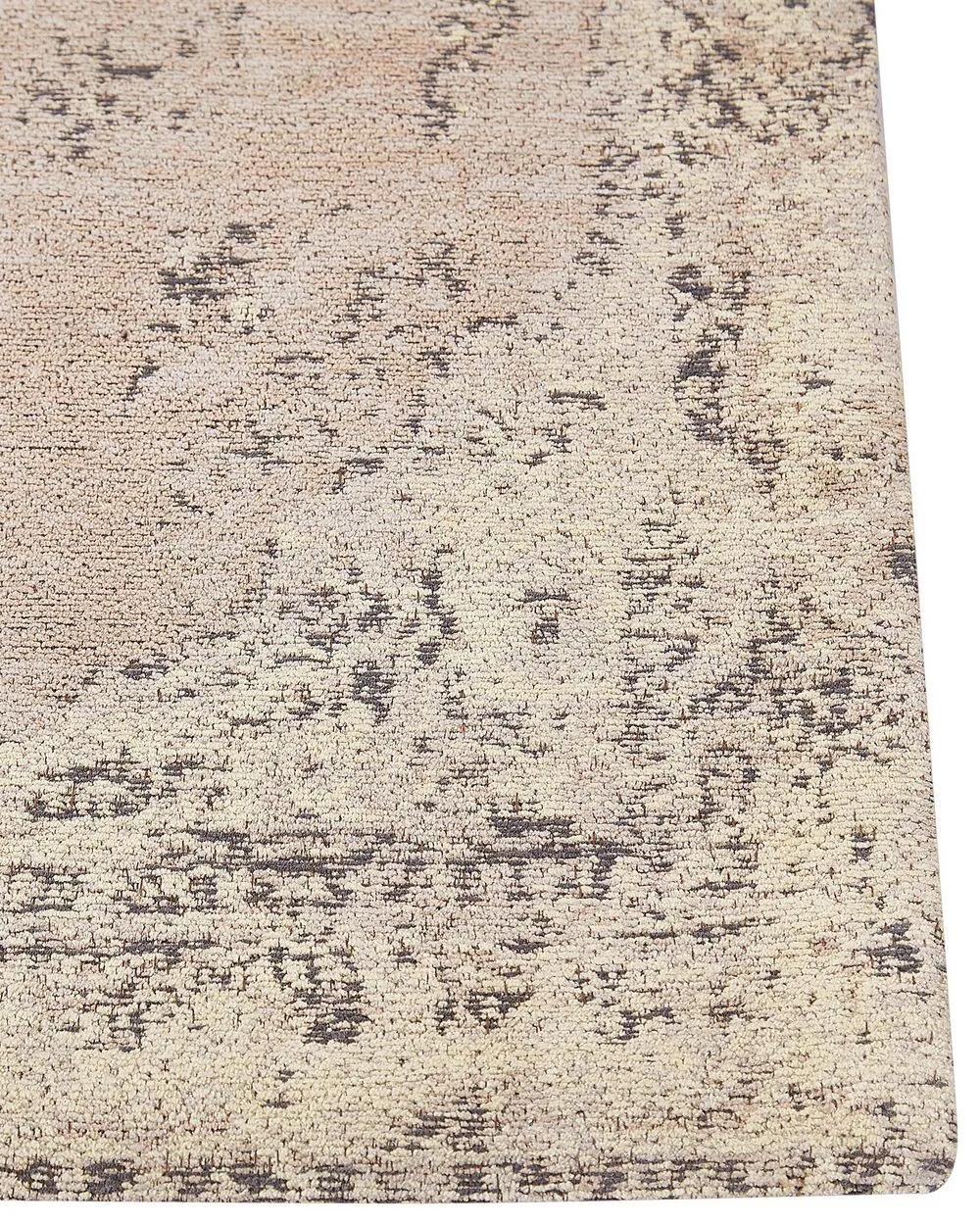 Cotton Area Rug 200 x 300 cm Beige MATARIM