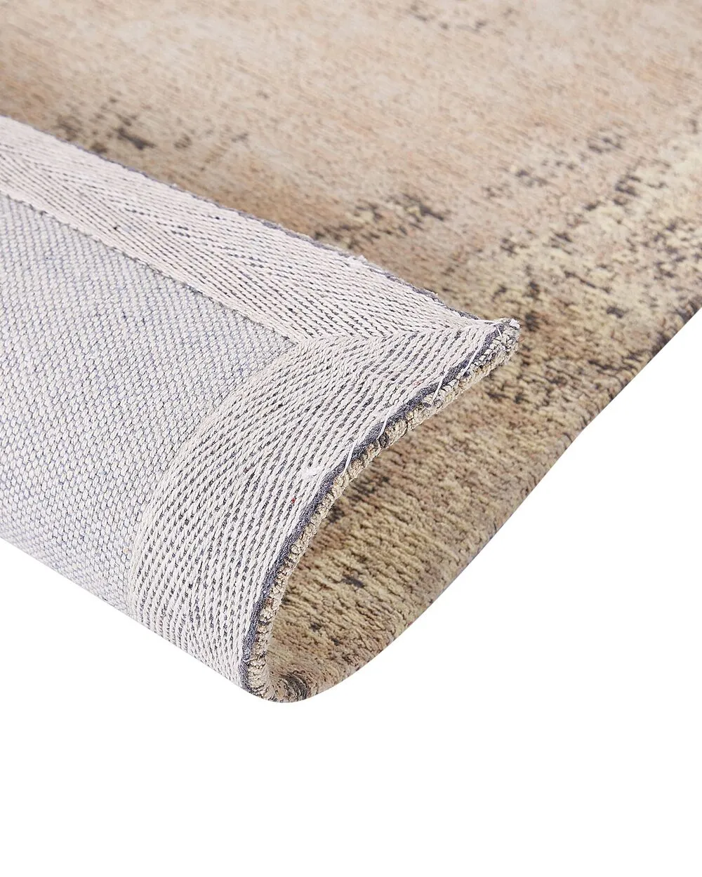 Cotton Area Rug 200 x 300 cm Beige MATARIM