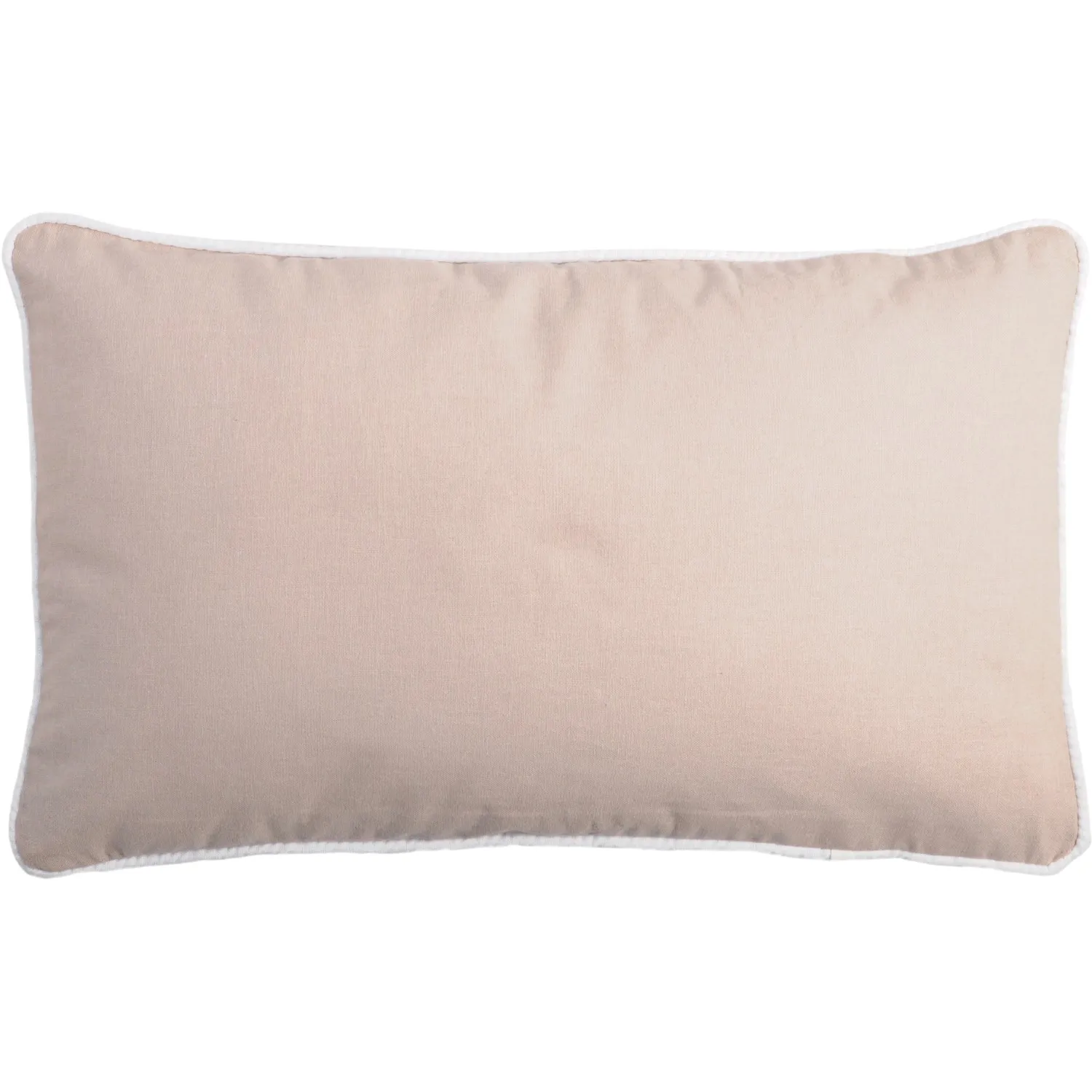 Cuscino arredo Duo rettangolare 100% cotone ecrù 30 cm x 50 cm