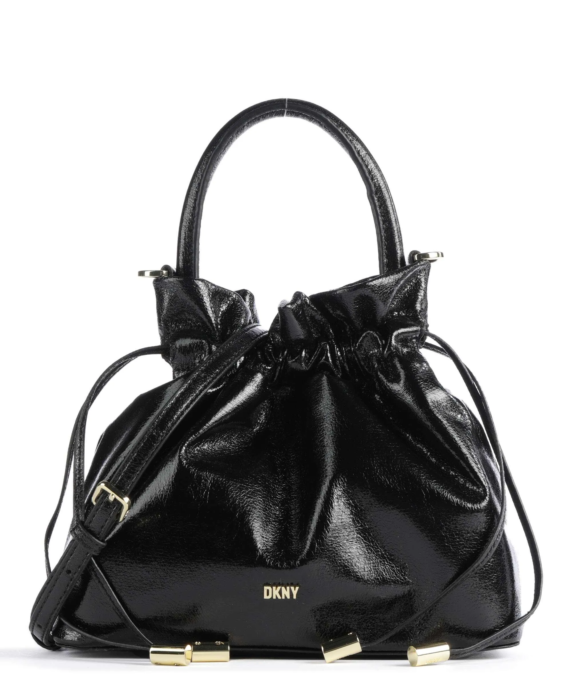  DKNY Feven Borsa a secchiello pelle sintetica nero  