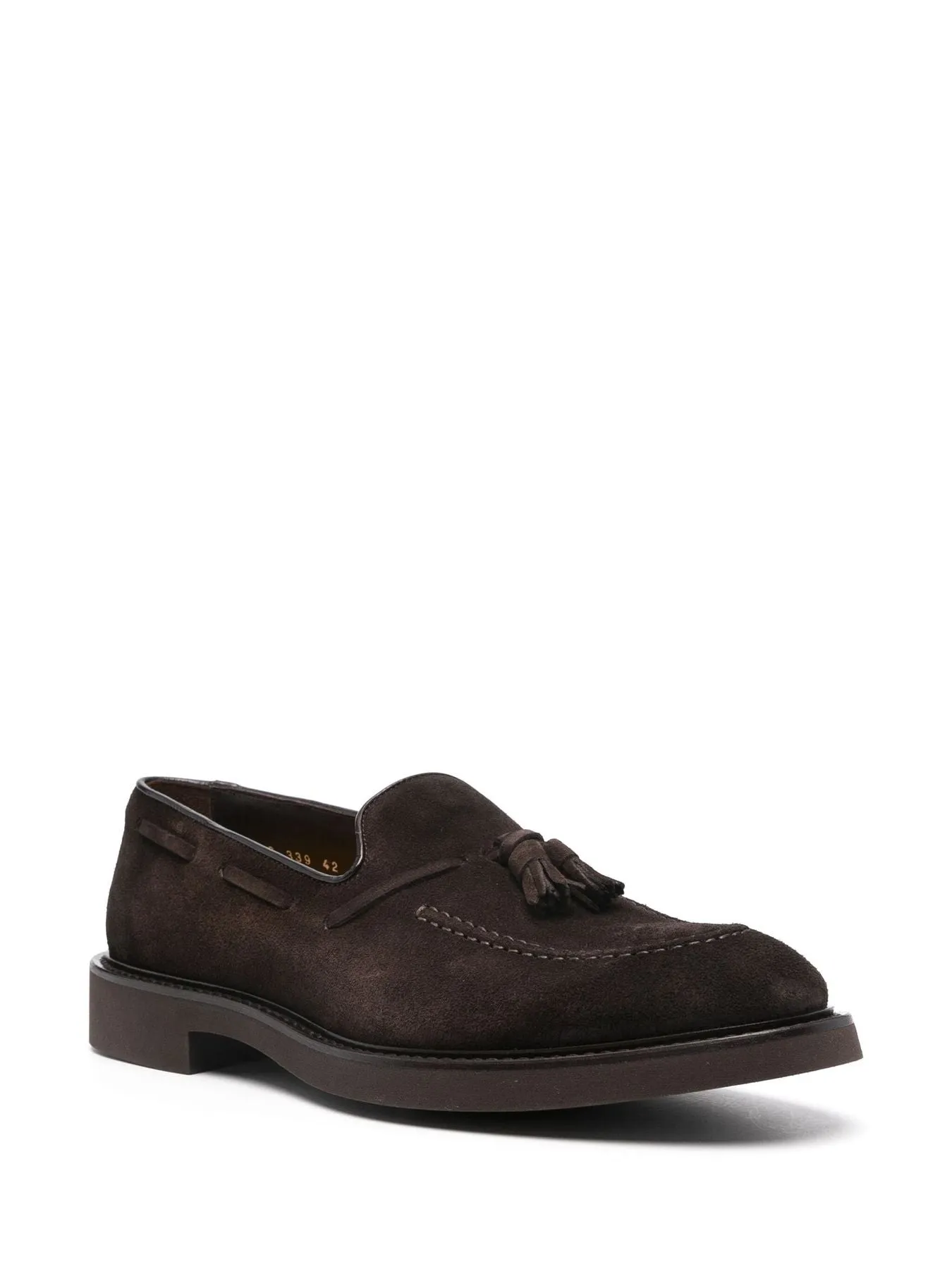 Doucal's Mocassini in Camoscio Marrone con Nappine