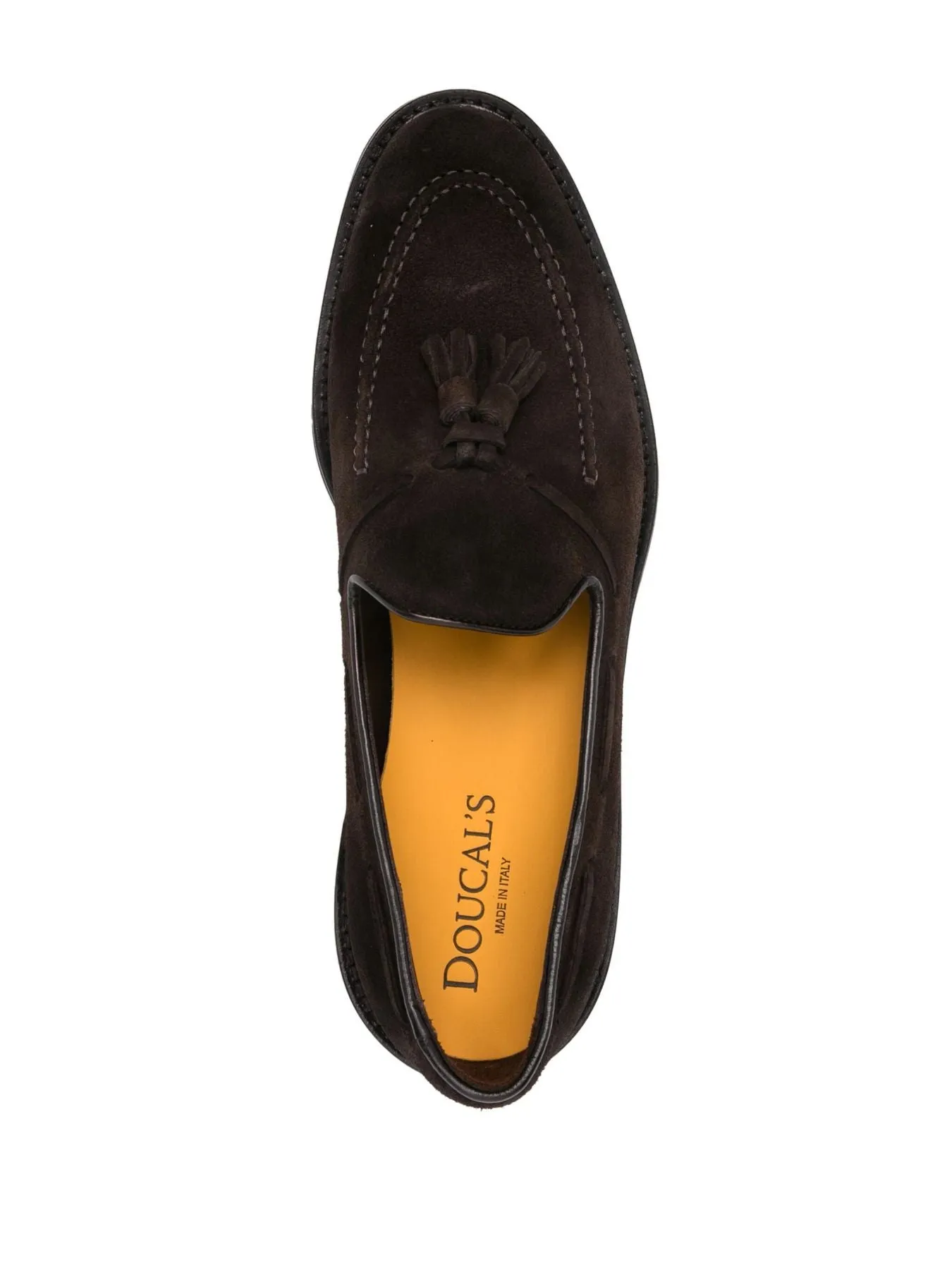 Doucal's Mocassini in Camoscio Marrone con Nappine
