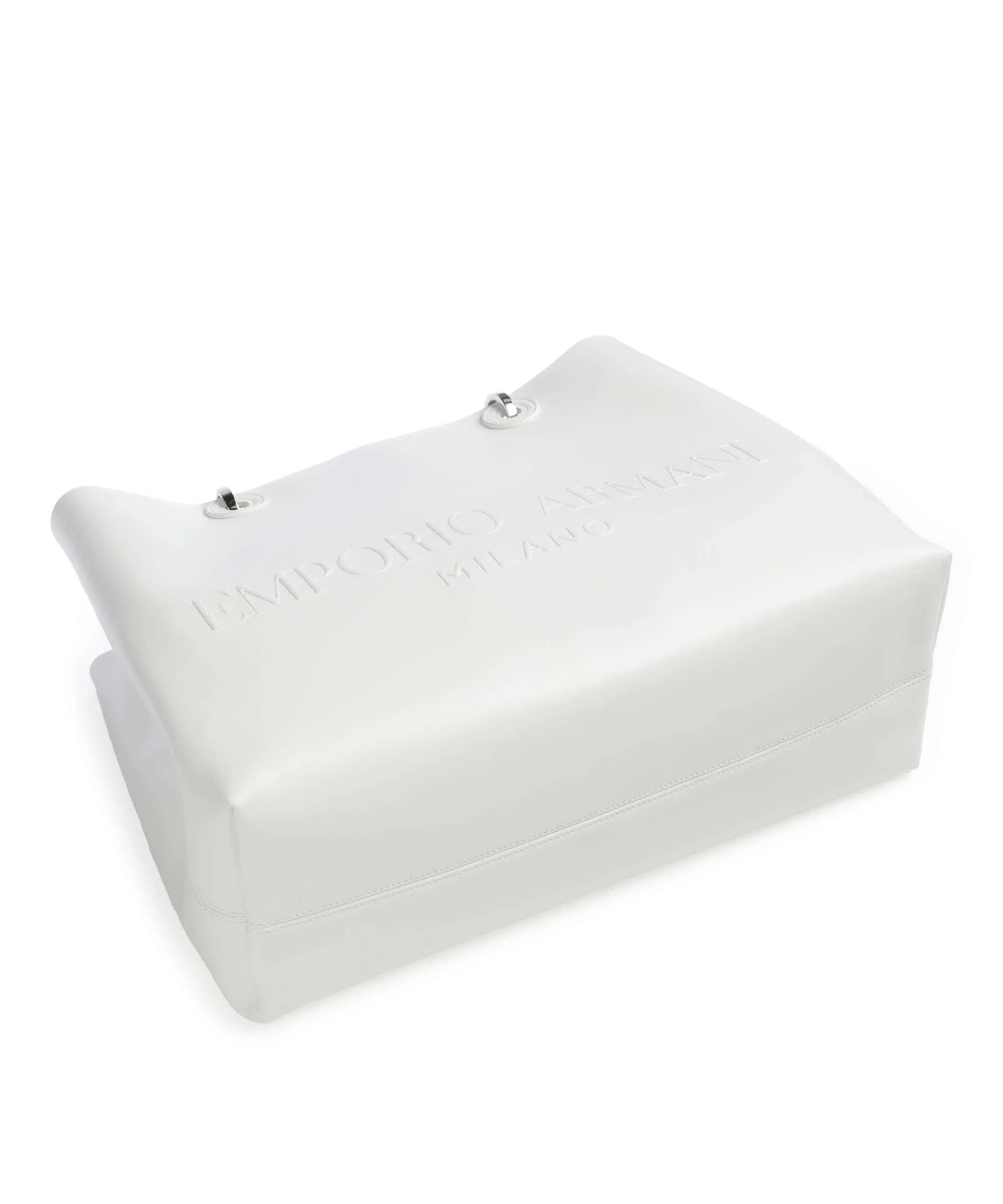  Emporio Armani My EA Borsa a mano pelle sintetica bianco  