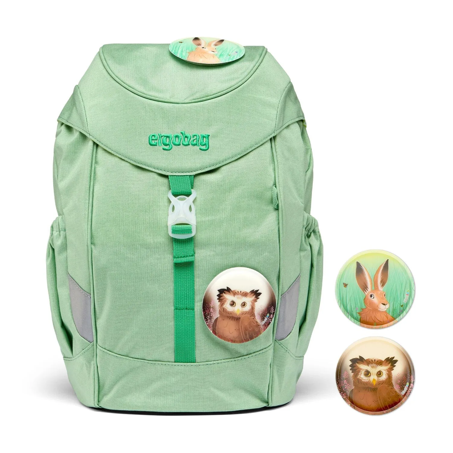 Ergobag Mini zaino per bambini da 33 cm con set Klettie