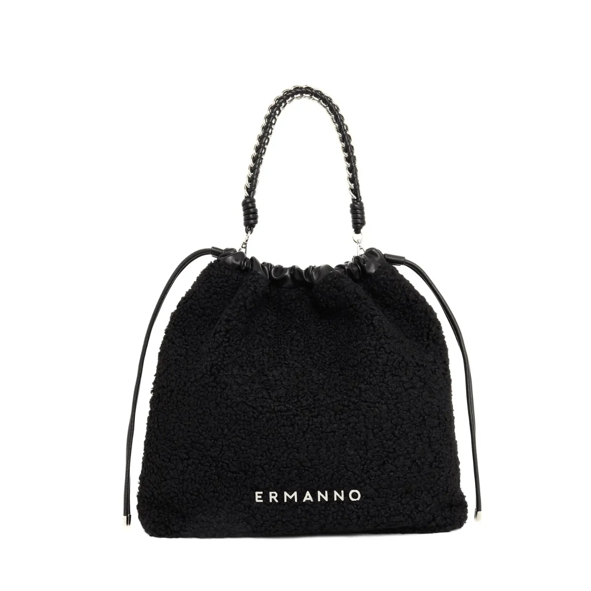 ERMANNO SCERVINO BORSA SPENCER FUR 798 NERO  