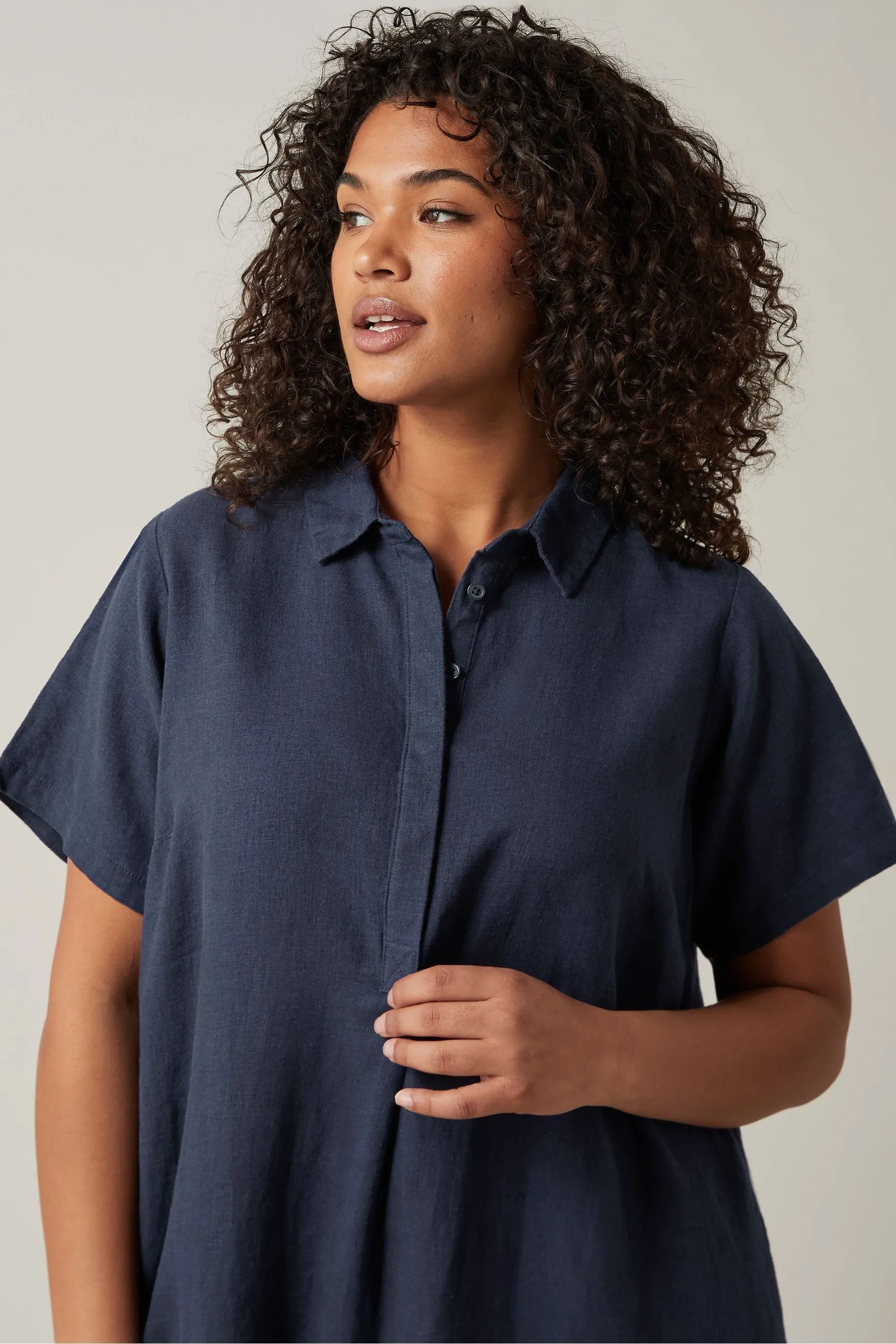 Evans Blu - Abito in lino