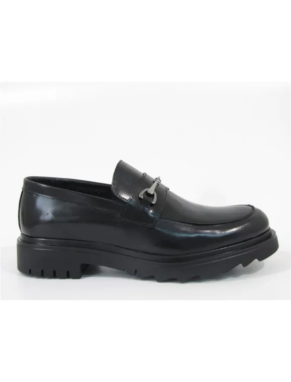 Exton mocassino nero  