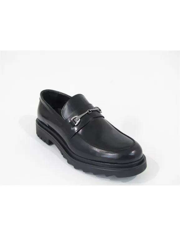 Exton mocassino nero  