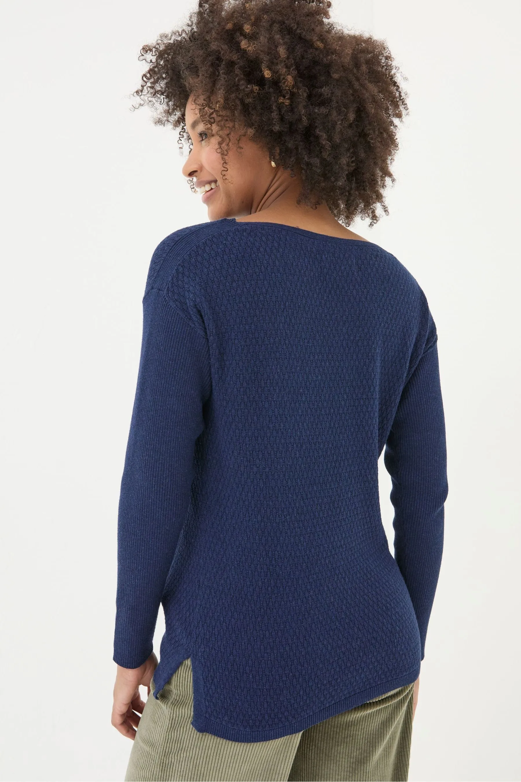 FatFace Boat Neck Jumper    
