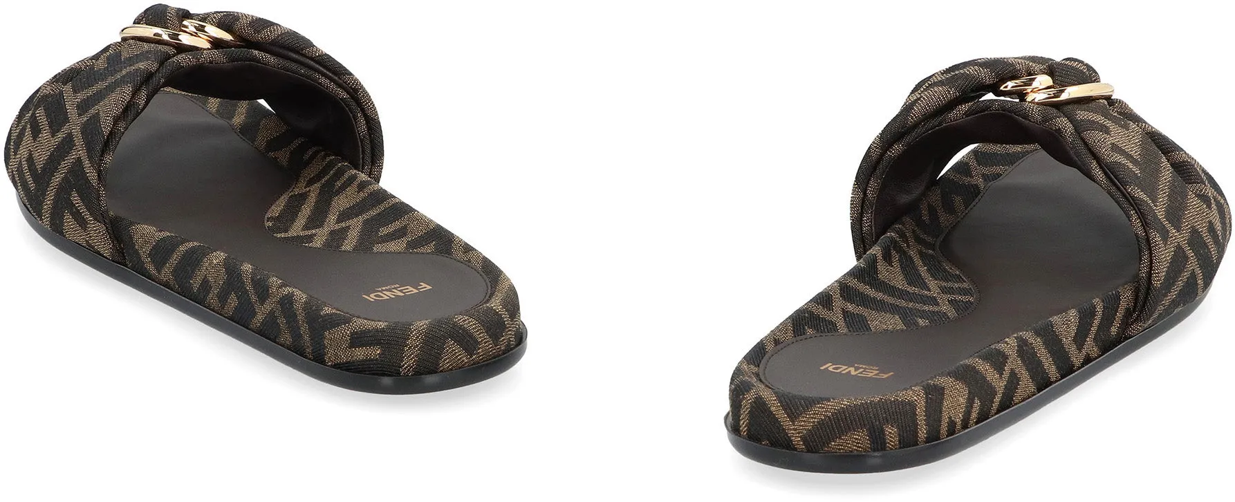 Fendi Slides in tessuto