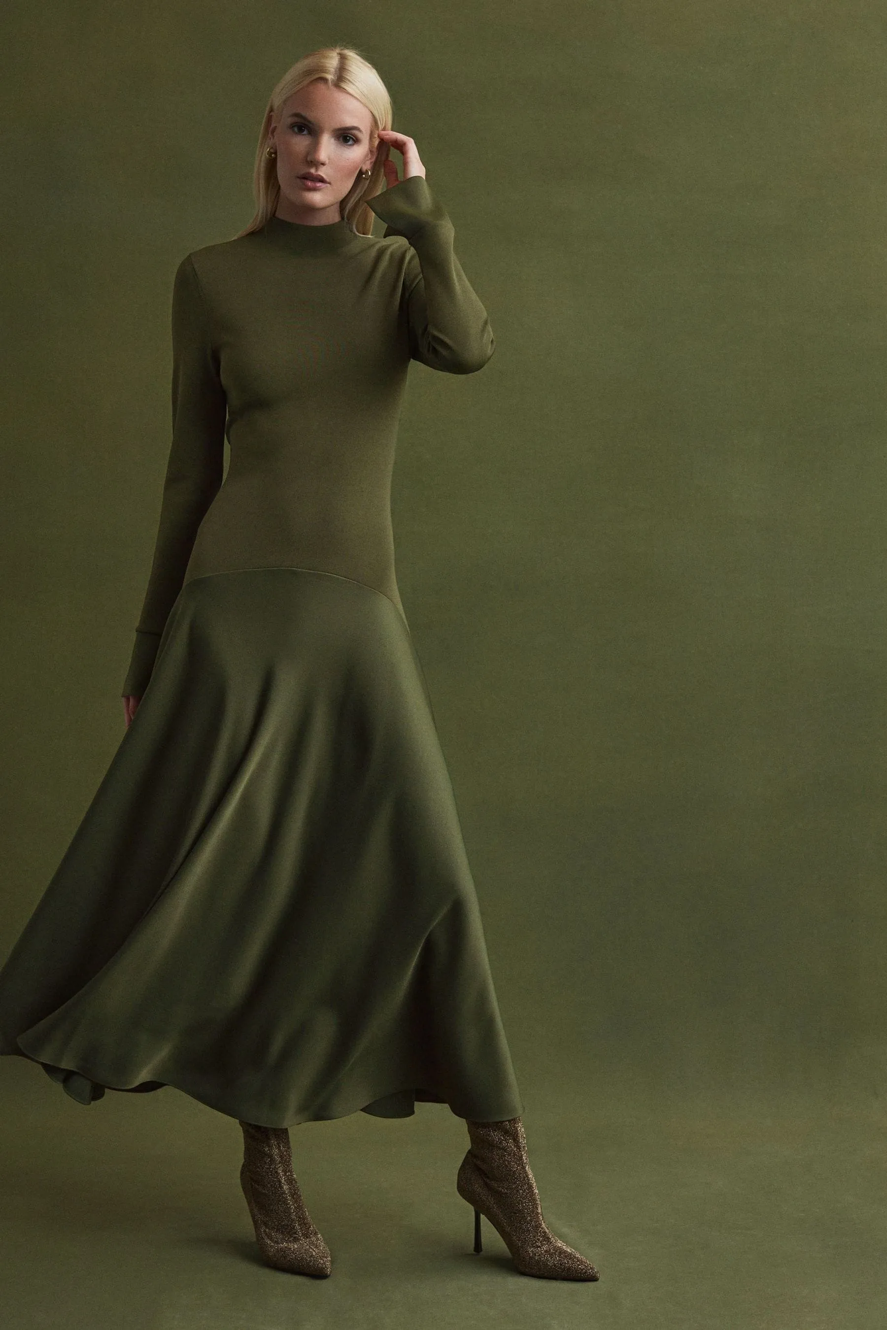 Florere - Abito Satin in maglia