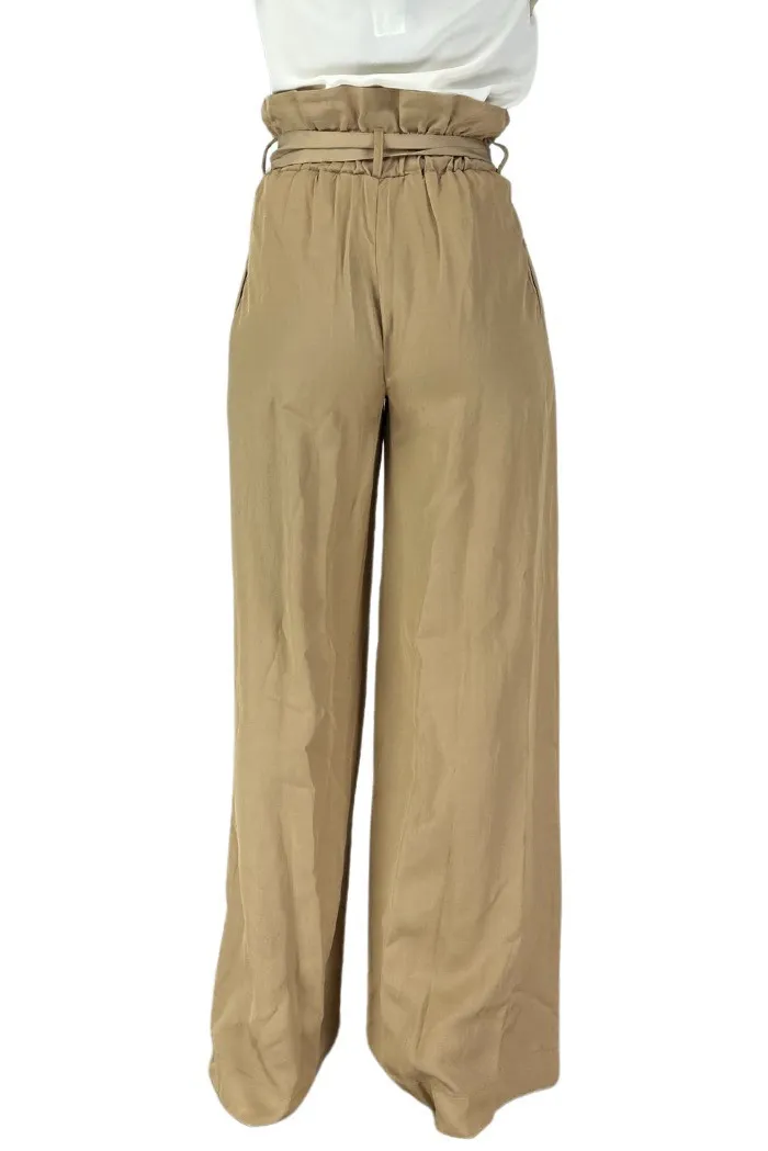 Fracomina pantalone ampio a palazzo fj23sv3002w61701