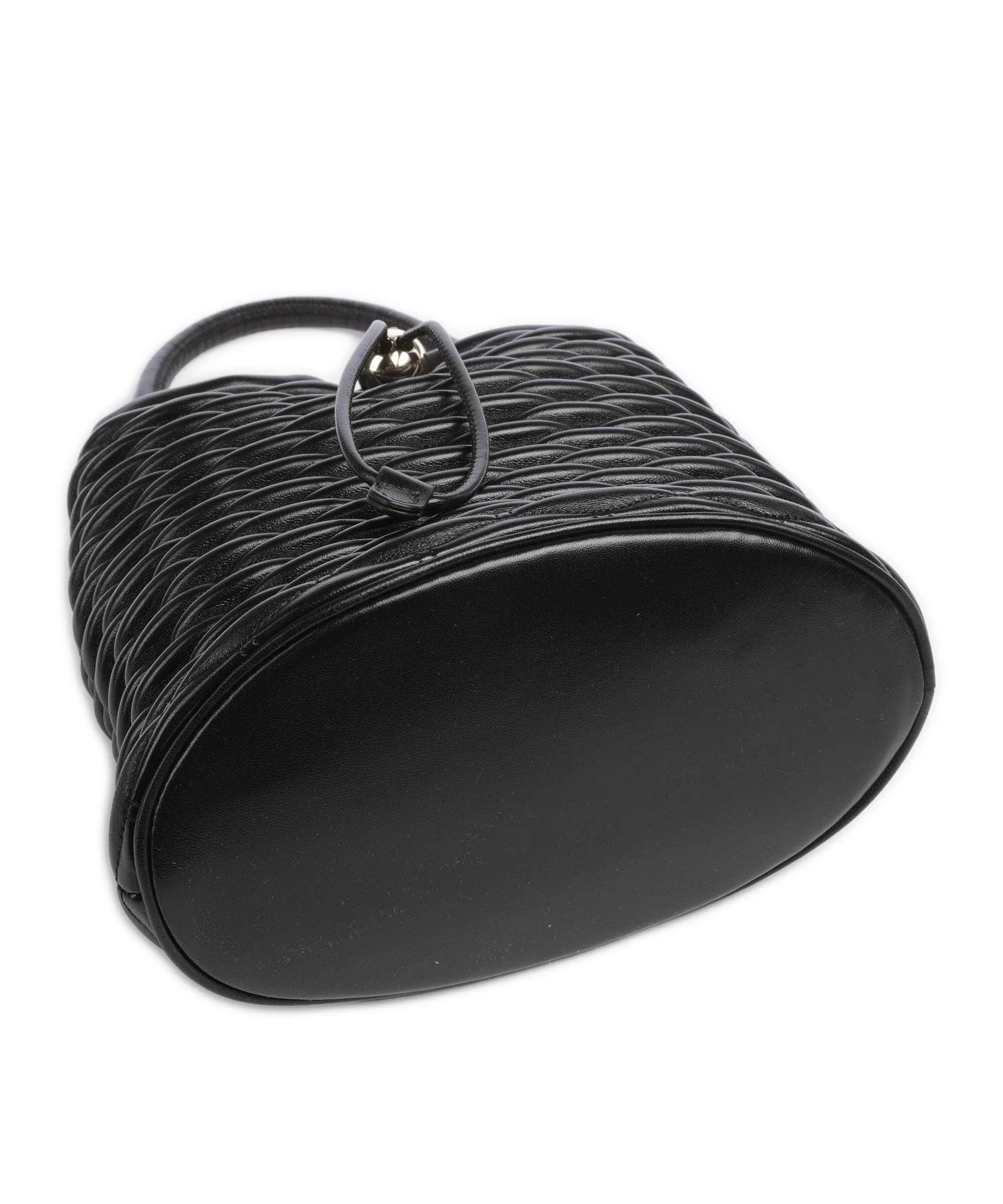  Furla Nido Mini Borsa a secchiello nappa pelle nero  