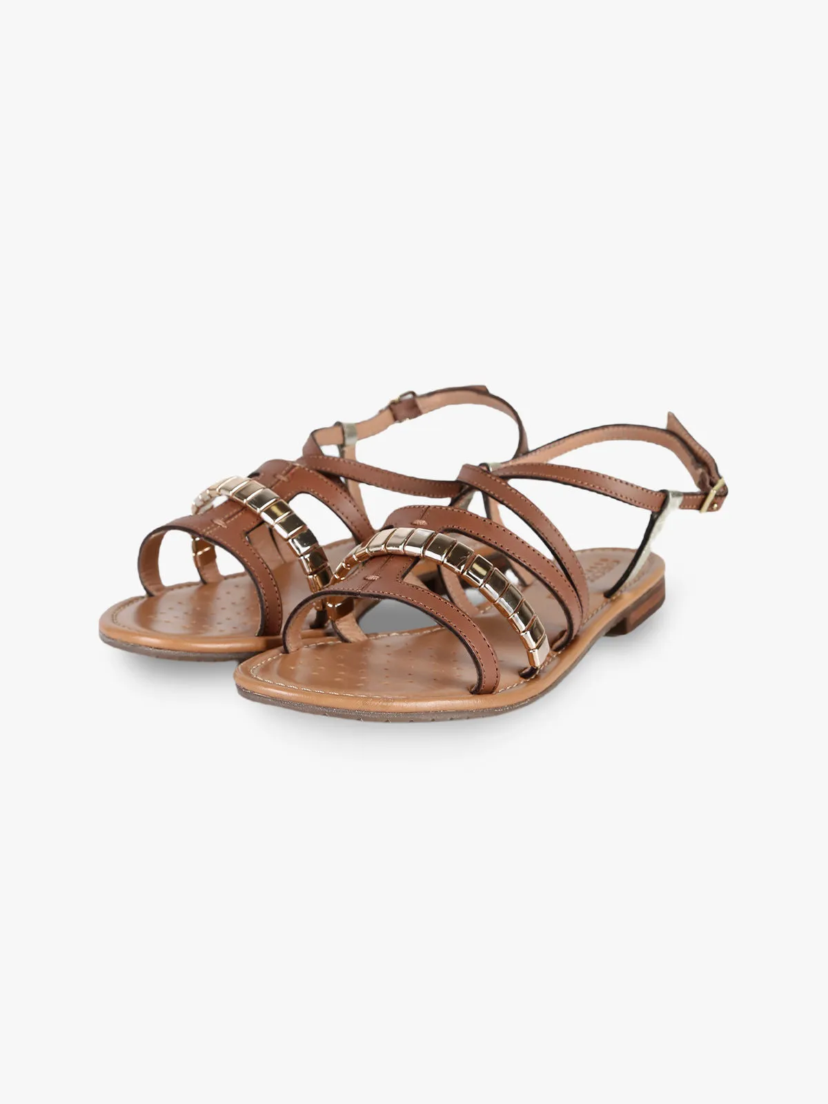 Geox D SOZY SS  Gewebte flache Damensandalen