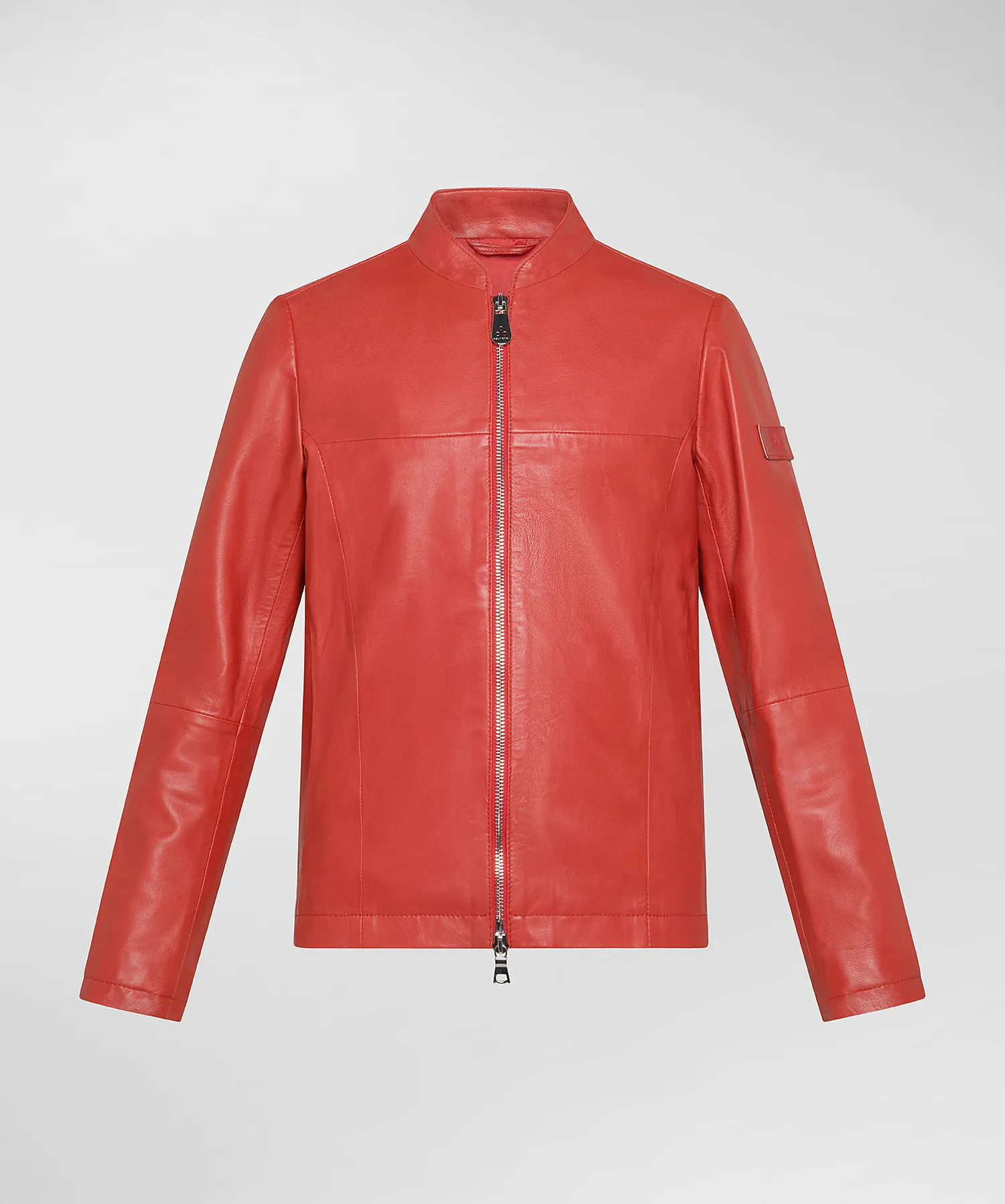 Giacca biker in pelle