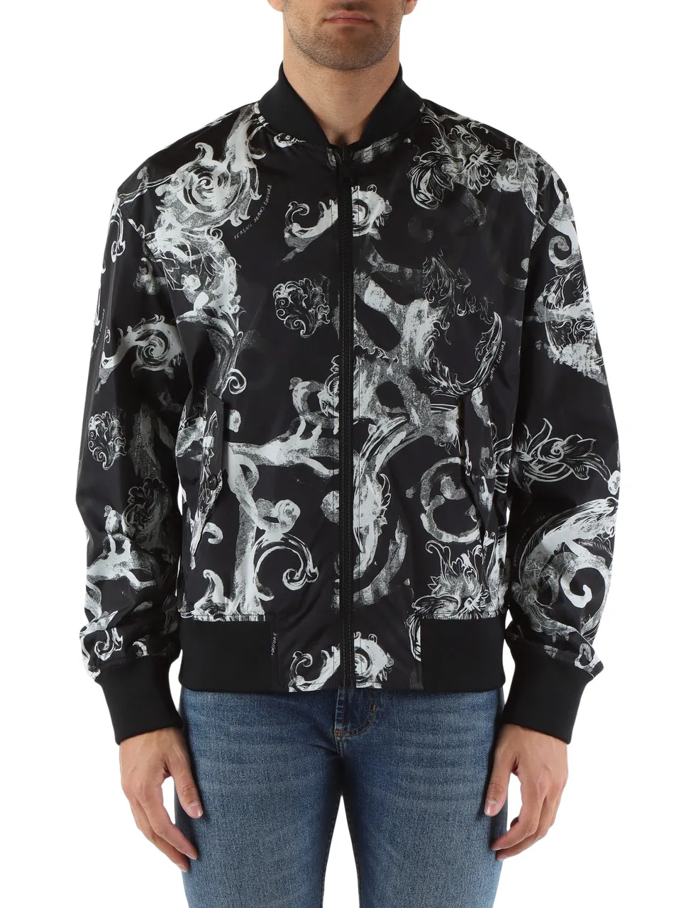 Giacca bomber reversibile in tessuto tecnico