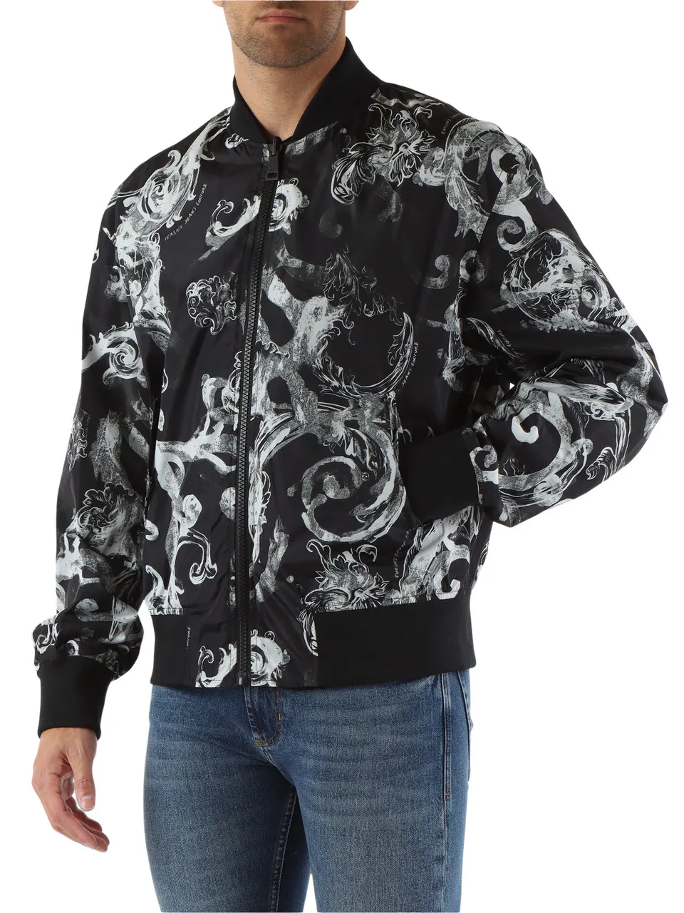 Giacca bomber reversibile in tessuto tecnico