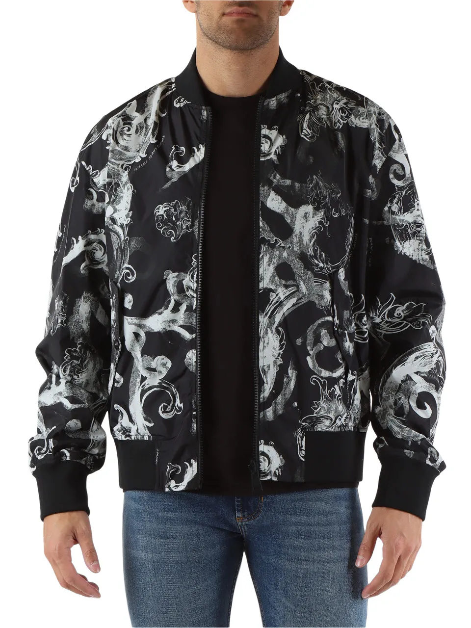 Giacca bomber reversibile in tessuto tecnico