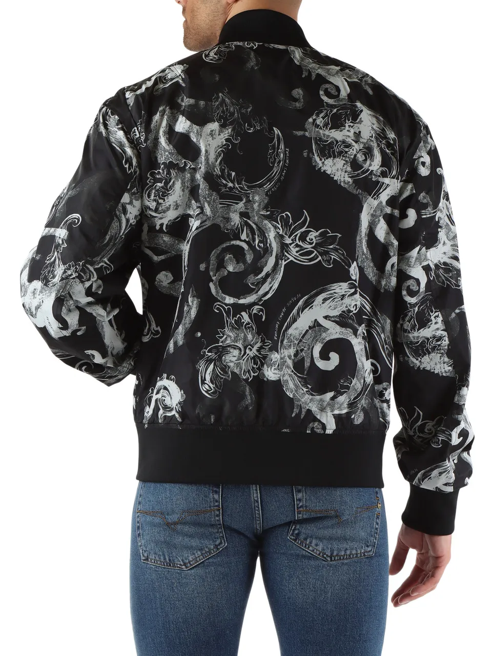 Giacca bomber reversibile in tessuto tecnico