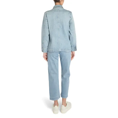 Giacca camicia A.P.C. Janice in denim azzurro