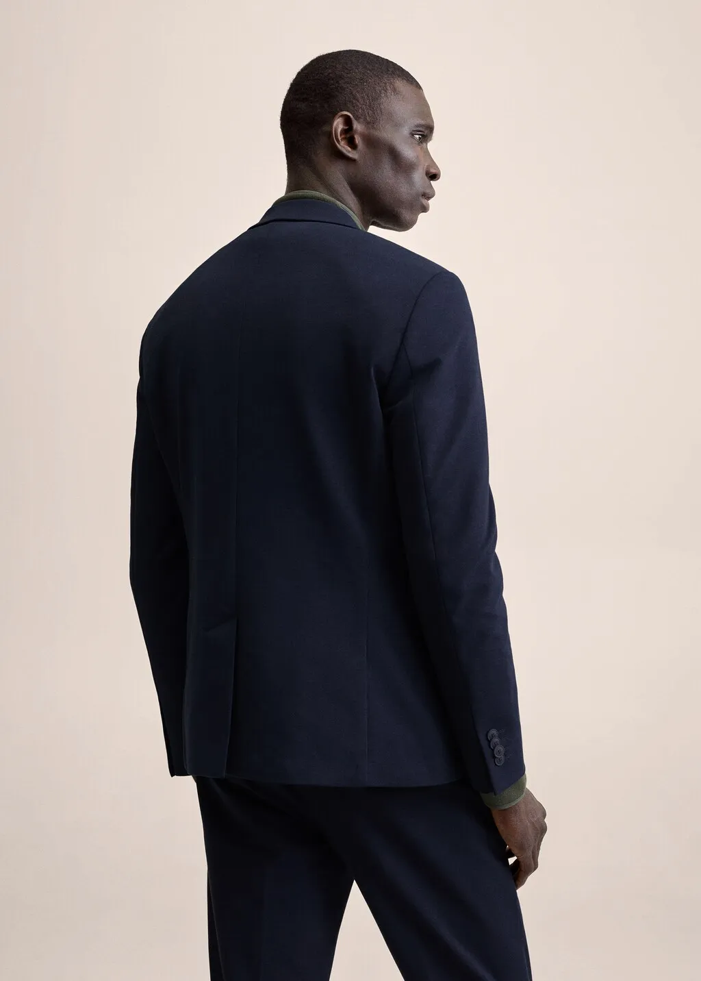 Giacca completo slim-fit cotone