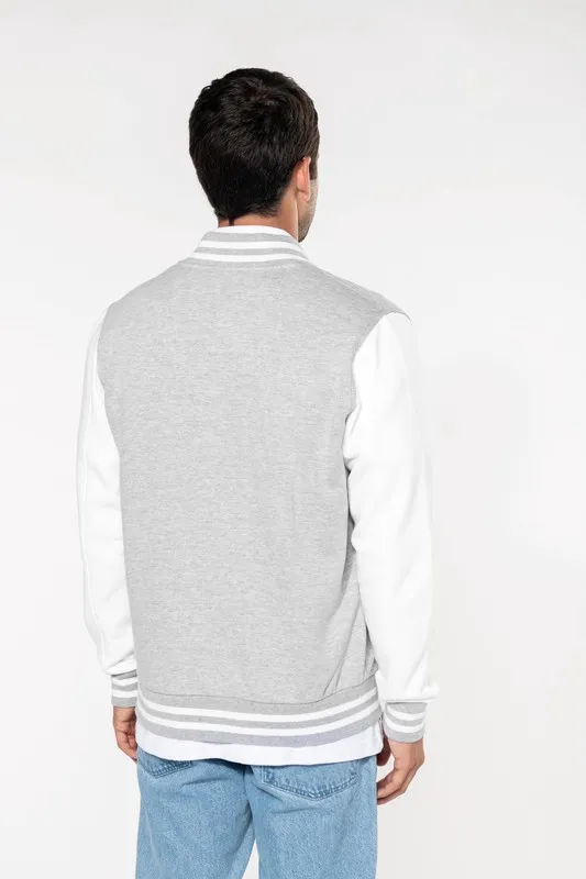 Giacca da baseball unisex in peluche