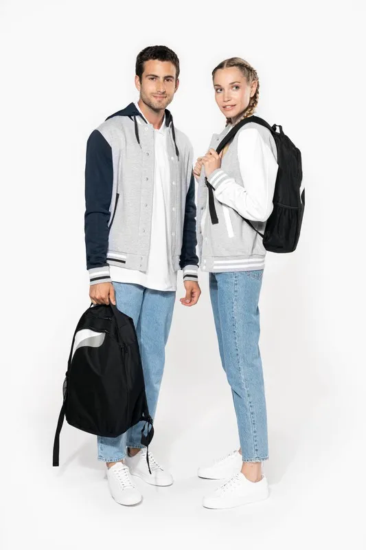Giacca da baseball unisex in peluche