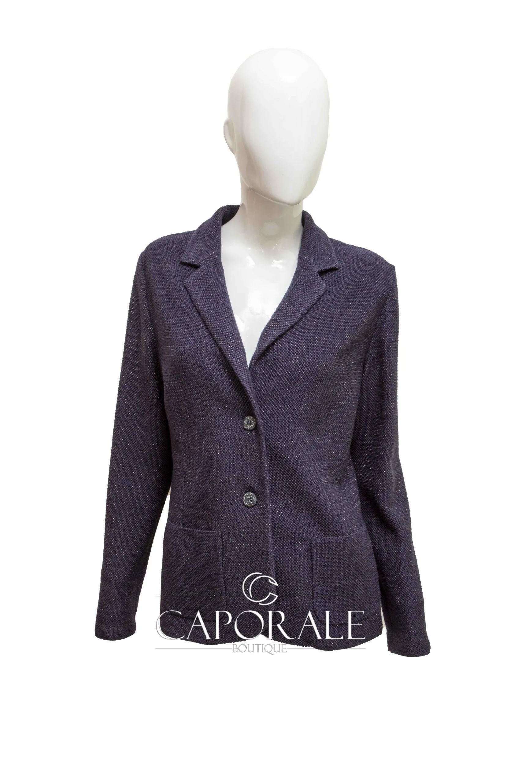 Giacca donna Riva Tricot blu