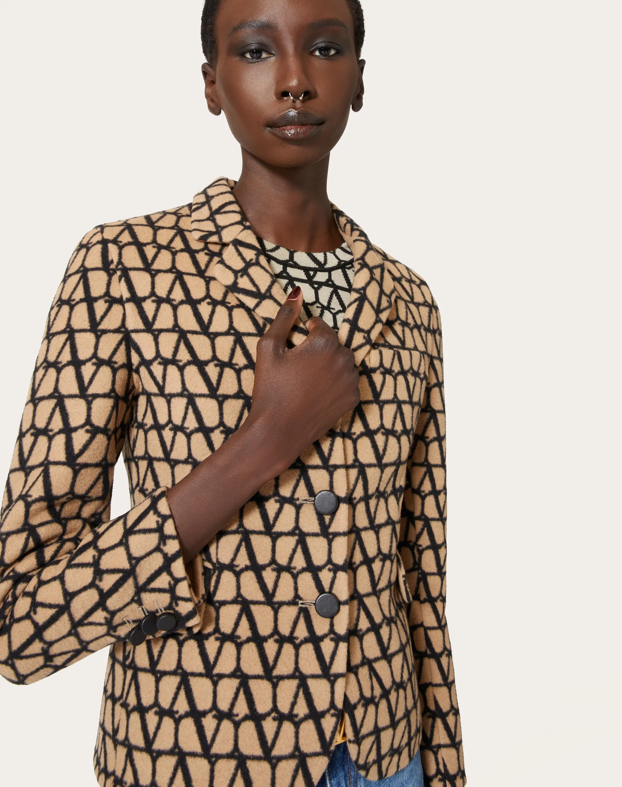 GIACCA IN DOUBLE COAT TOILE ICONOGRAPHE