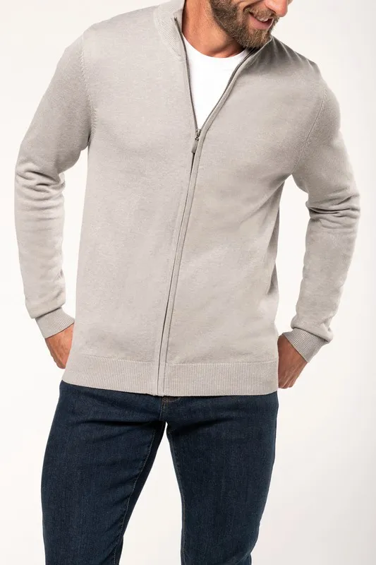 GIACCA IN MAGLIA CON CERNIERA DA UOMO