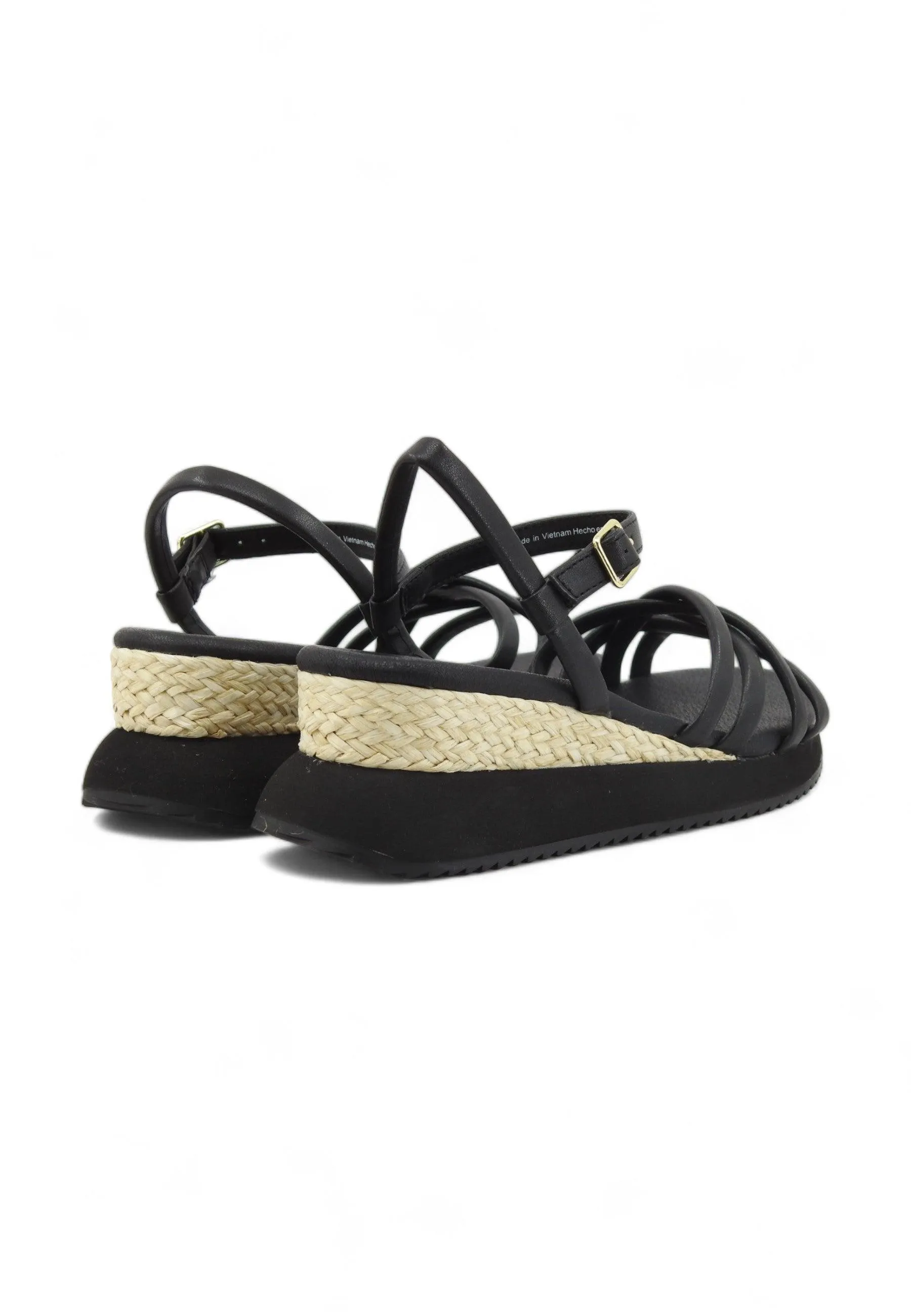GIOSEPPO Permet Sandalo Donna Black 71060
