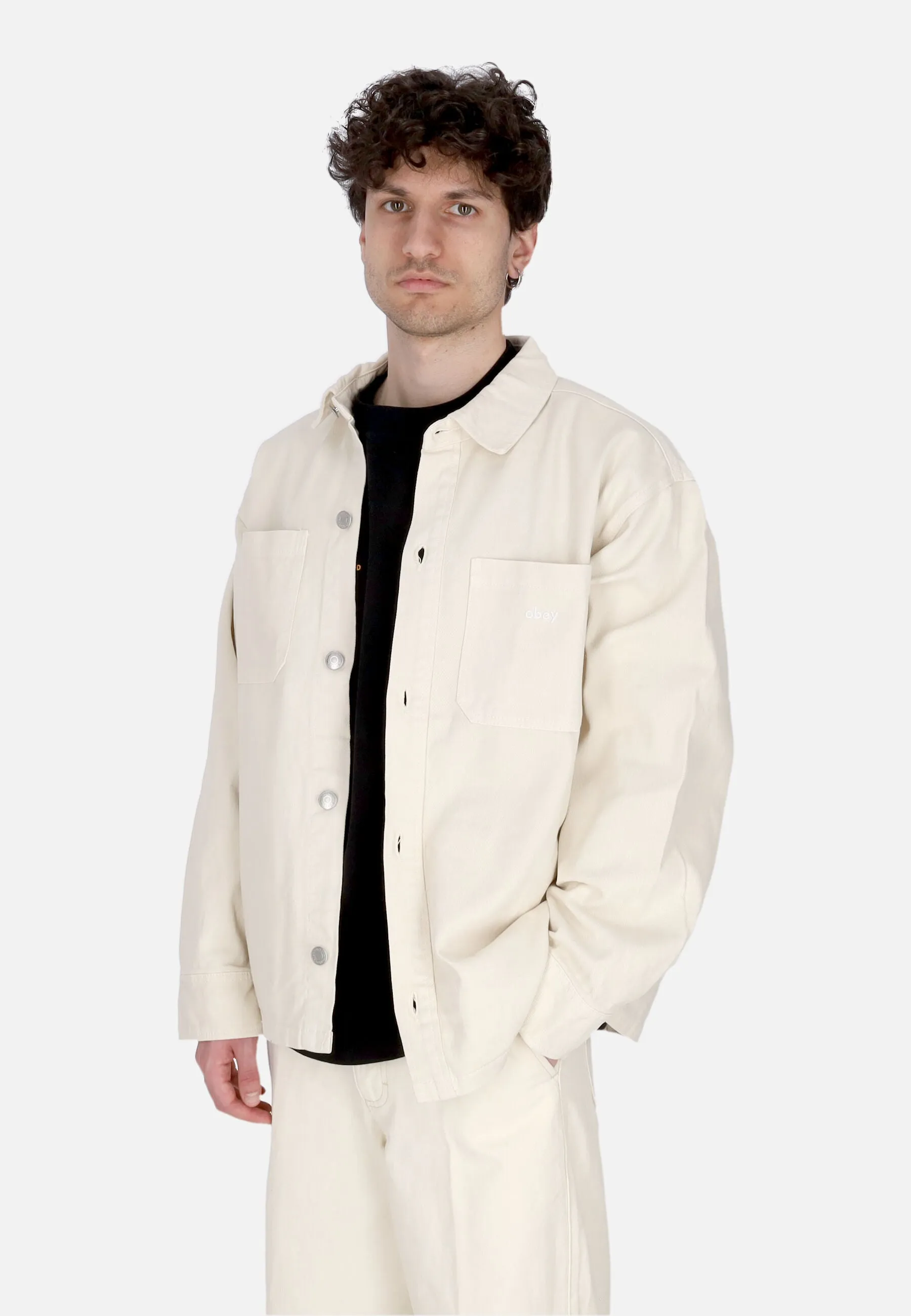 Giubbotto Uomo Winston Shirt Jacket Unbleached