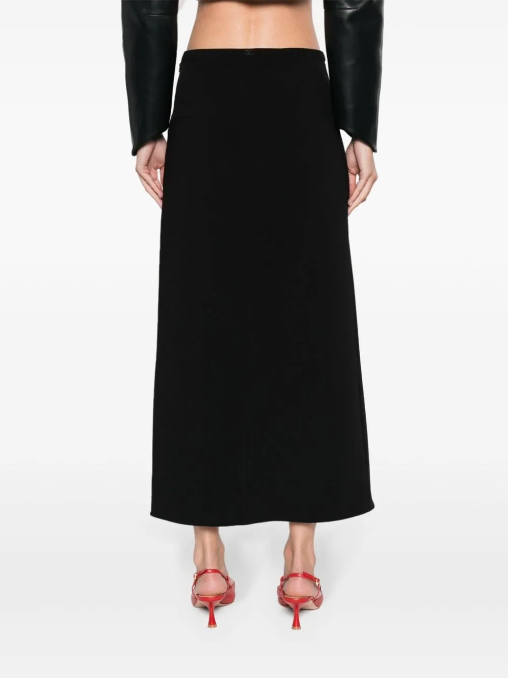 Gonna Ellipse lunga sartoriale in nero - donna