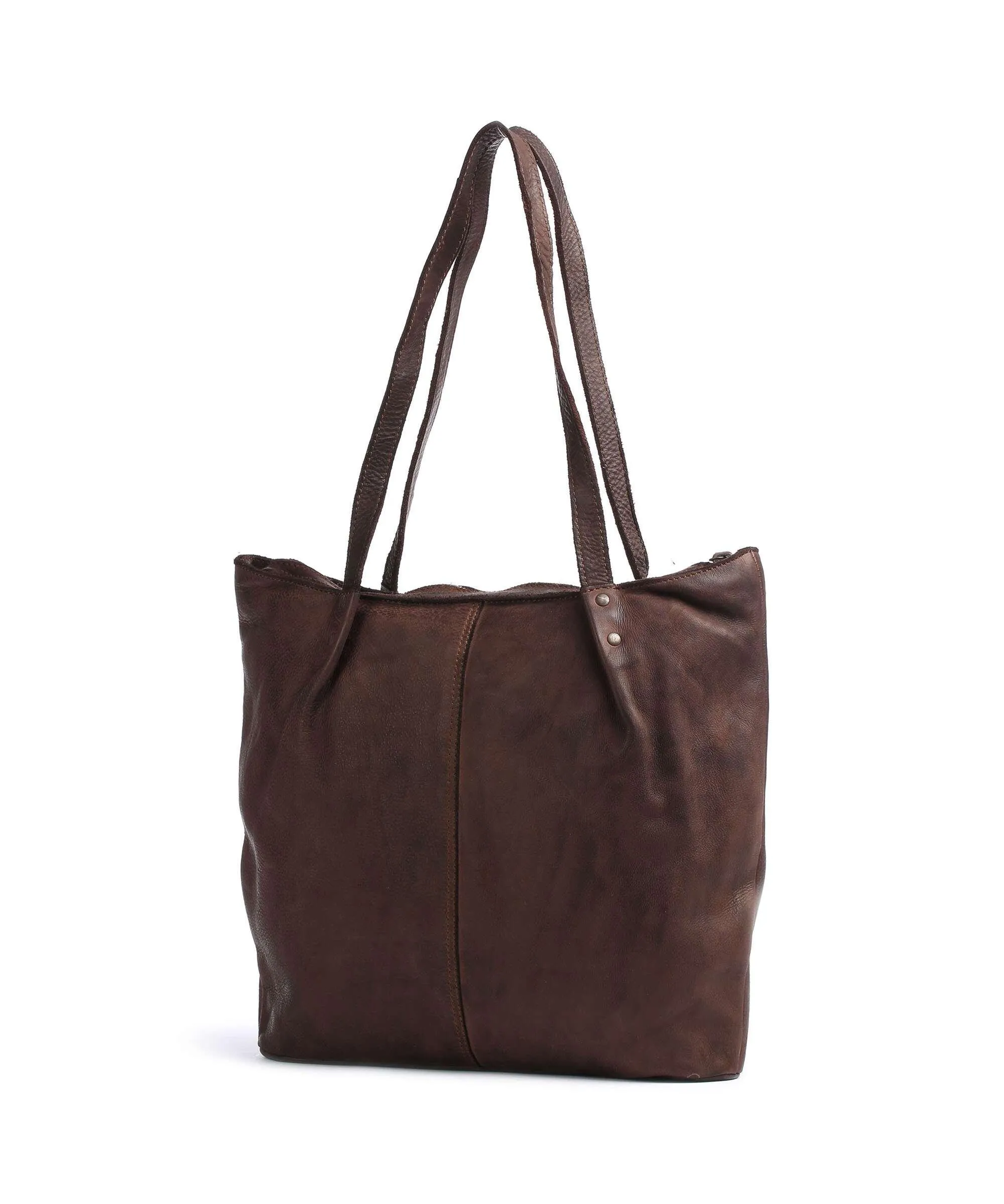  Harold's Submarine Borsa shopper morbida pelle bovina marrone scuro  