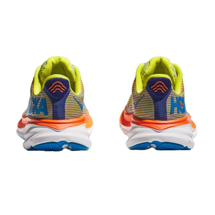 Hoka One One boys' running shoe Clifton 9 1131170/EPVO orange-yellow-blue