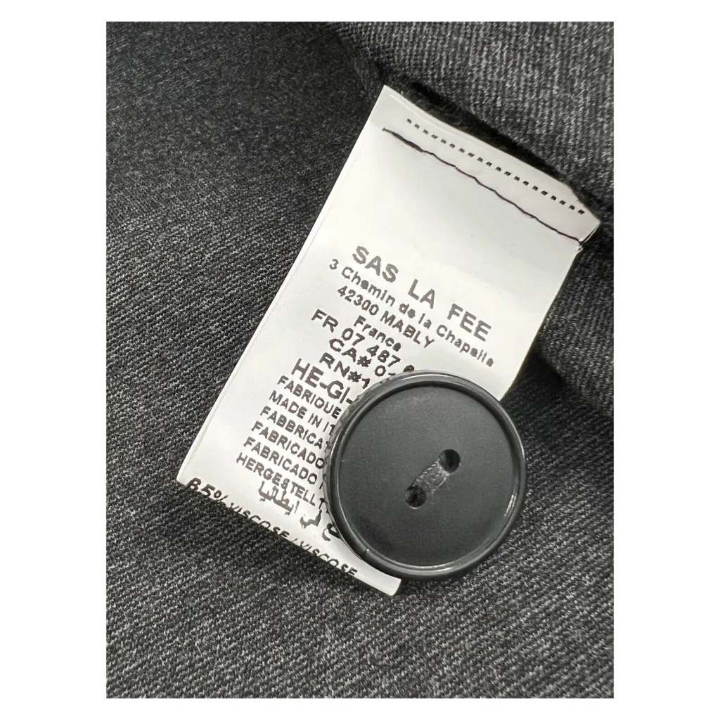 HUMILITY 1949 cardigan lungo punto milano grigio HE-GI-SAMIRA MADE IN ITALY