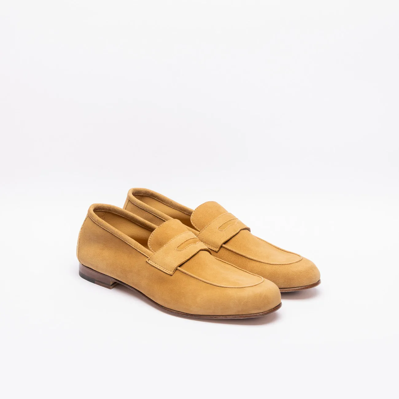 Il Mocassino Mocassino penny Il mocassino Tasca BL in camoscio beige