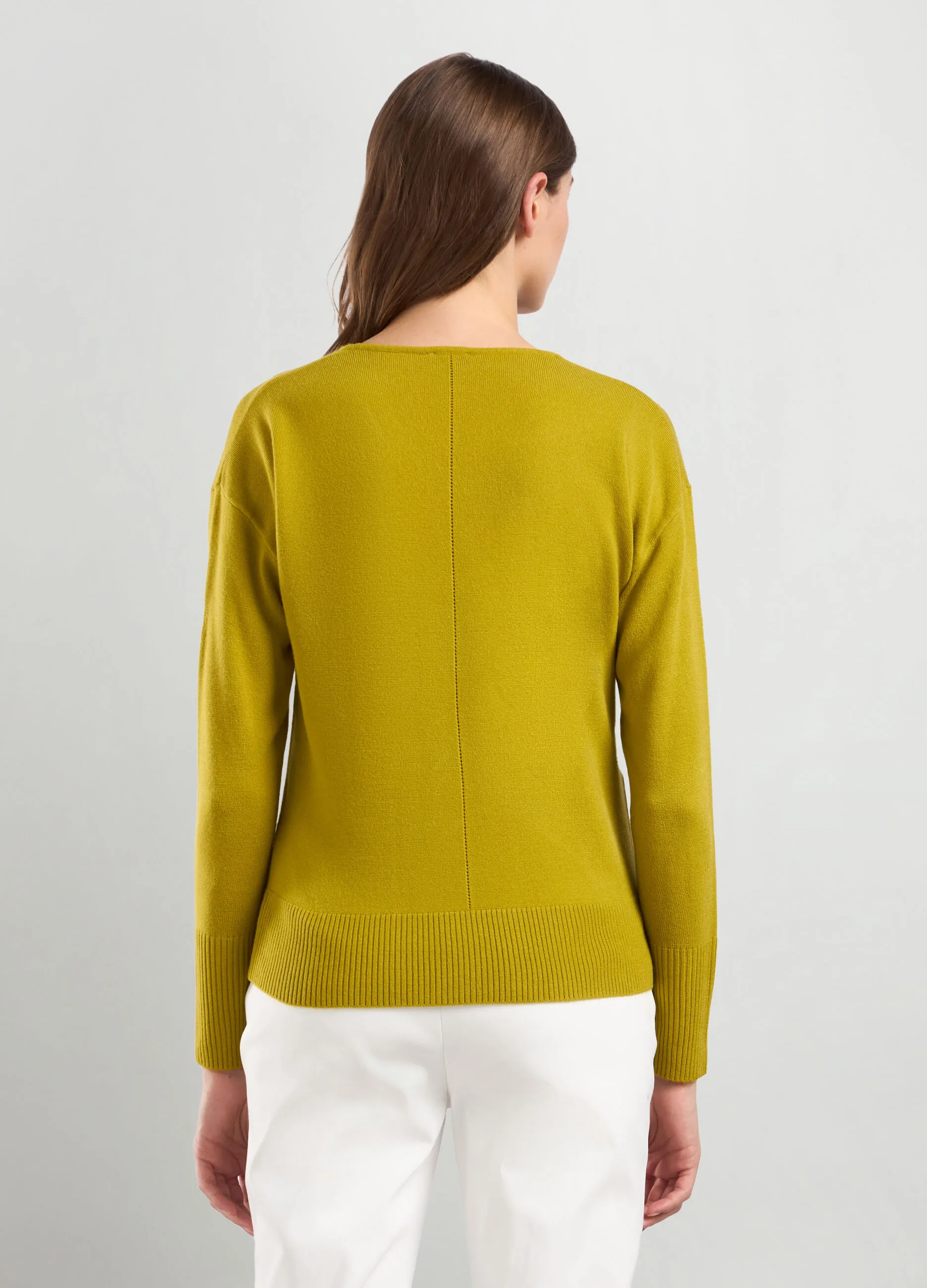 IWIE  Pullover con scollo a V donna